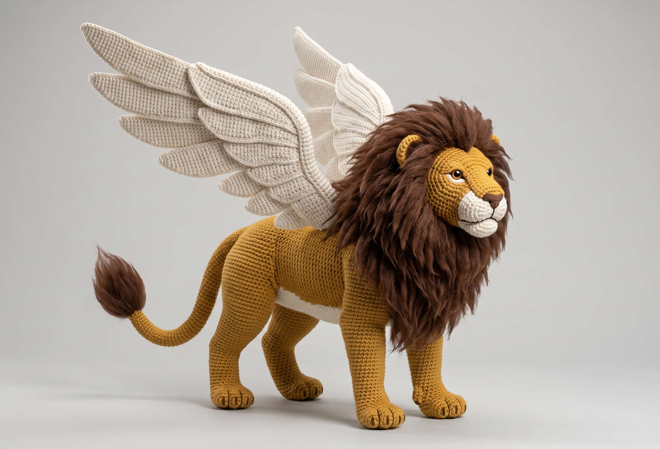 Celestial Winged Lion amigurumi pattern